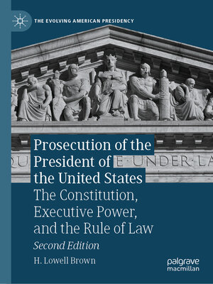 cover image of Prosecution of the President of the United States